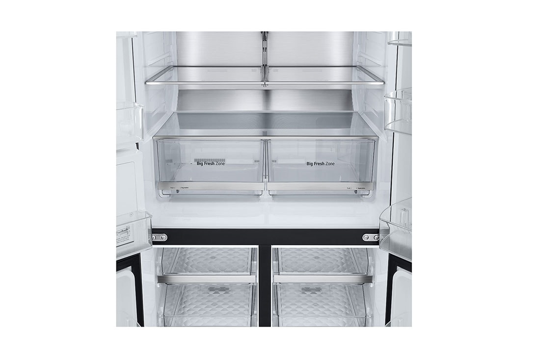 LG נפח 847 ליטר, טכנולוגיית ™UVnano של LG, דלתות בסגנון צרפתי, גימור פלדה שחורה יוקרתי, storage detailed view, GR-930BDIS, thumbnail 9