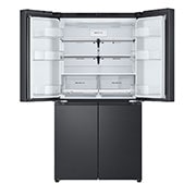 LG מקרר עם דלתות בסגנון צרפתי, גימור פלדה שחורה יוקרתי בנפח 872 ליטר, Front Top Open view, GR-929B, thumbnail 9