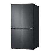LG מקרר עם דלתות בסגנון צרפתי, גימור פלדה שחורה יוקרתי בנפח 872 ליטר, Right Side View, GR-929B, thumbnail 14