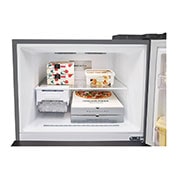 LG המקפיא העליון החדש של LG עם <br>™Smart Inverter וטכנולוגיית ™LINEAR Cooling בנפח 461 ליטר, Freezer detail with food, GR-B6681SE, thumbnail 9