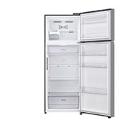 LG המקפיא העליון החדש של LG עם <br>™Smart Inverter וטכנולוגיית ™LINEAR Cooling בנפח 461 ליטר, מבט מקדימה כשהדלתות פתוחות, GR-B6681SE, thumbnail 11