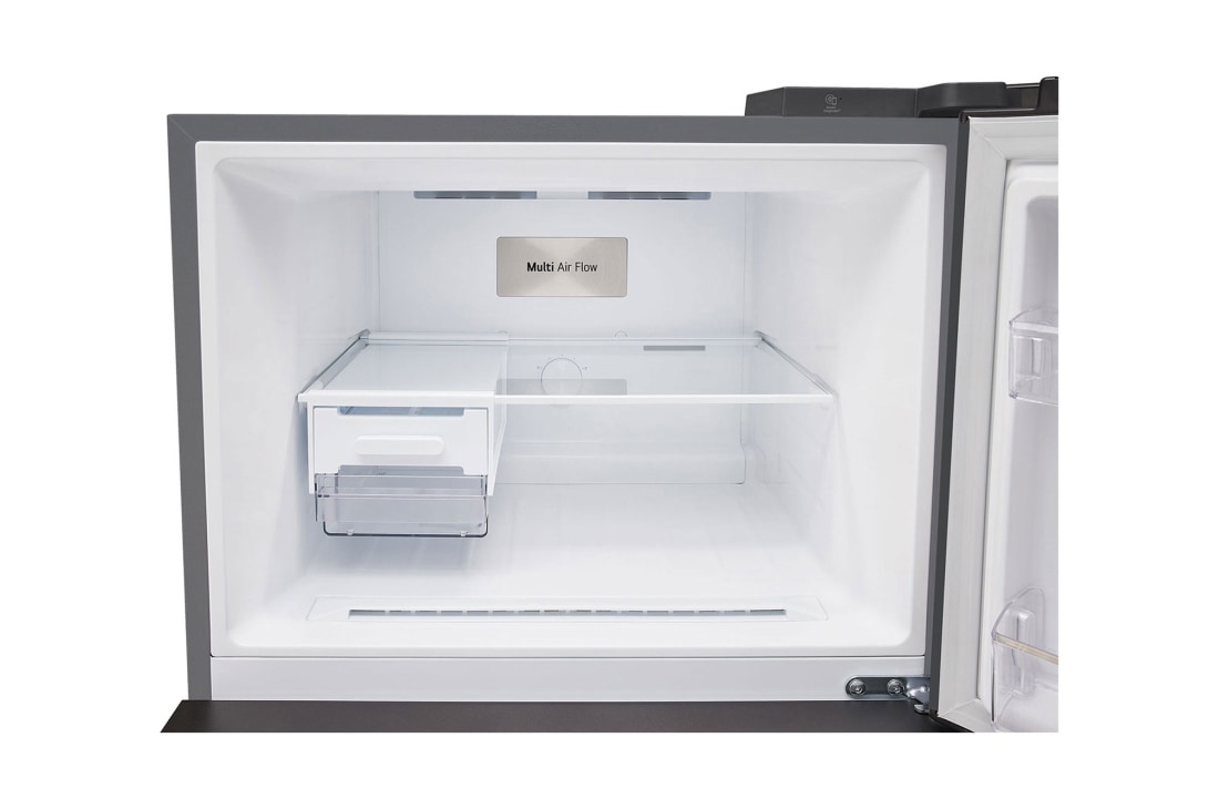 LG המקפיא העליון החדש של LG עם <br>™Smart Inverter וטכנולוגיית ™LINEAR Cooling בנפח 461 ליטר, מבט מקרוב על המקפיא, GR-B6681SE, thumbnail 8