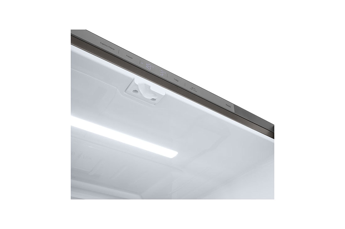 LG מקרר עם דלתות בסגנון צרפתי, גימור כסף יוקרתי בנפח 665 ליטר, LED view, GR-728S, thumbnail 6