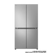 LG מקרר עם דלתות בסגנון צרפתי, גימור כסף יוקרתי בנפח 665 ליטר, Front view, GR-728S, thumbnail 1