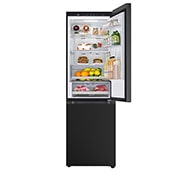 LG מקרר מקפיא תחתון 344 ליטר, זכוכית שחורה,  ‏DoorCooling+™‎,‏ ‎‏FRESHConverter™‎, תמונת USP ל'רעננות מהטבע', GR-B374BG, thumbnail 10