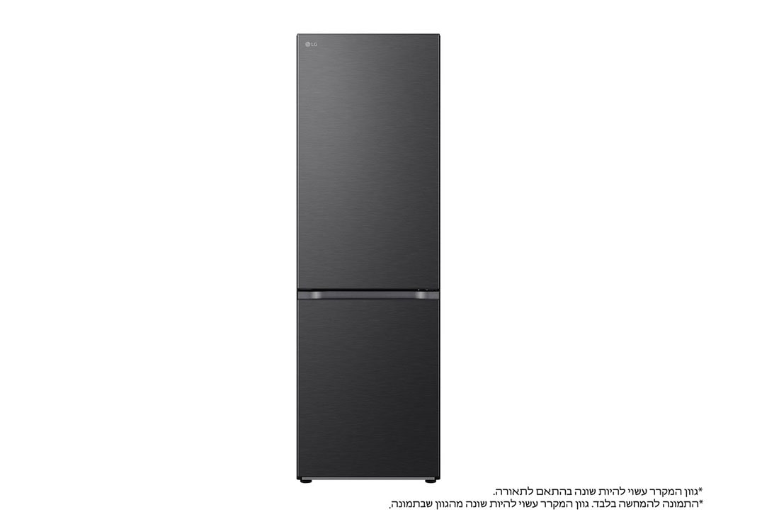 LG מקרר מקפיא תחתון 344 ליטר, LinearCooling™‎, ‏DoorCooling+™‎,‏ ‎‏FRESHConverter™‎, מבט מקדימה (דלת סגורה), GR-344SD