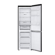 LG מקרר מקפיא תחתון 344 ליטר, LinearCooling™‎, ‏DoorCooling+™‎,‏ ‎‏FRESHConverter™‎, Front open view, GR-344SD, thumbnail 4