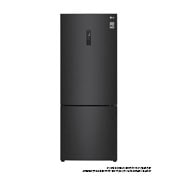 LG מקרר מסוג מקפיא-תחתון בעל טכנולוגיית Door Cooling+™‎ וקיבולת של 462 ליטר בגימור שחור מט, front view, R-2B479B, thumbnail 1