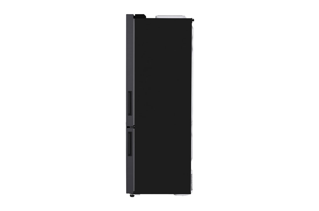 LG מקרר מסוג מקפיא-תחתון בעל טכנולוגיית Door Cooling+™‎ וקיבולת של 462 ליטר בגימור שחור מט, side view, R-2B479B, thumbnail 13