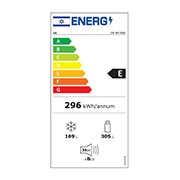 LG מקרר 4 דלתות בנפח 474 ליטר, energy lable, GR-B470BE, thumbnail 17