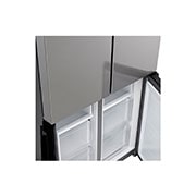 LG מקרר 4 דלתות בנפח 474 ליטר, Bottom open view, GR-B470BE, thumbnail 10