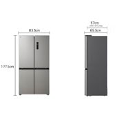 LG מקרר 4 דלתות בנפח 474 ליטר, Dimension, GR-B470BE, thumbnail 2