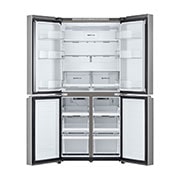 LG 530 ליטר, מקרר בעל דלת צרפתית, בצבע Prime Silver, מבט קדמי , GR-B628BE, thumbnail 4