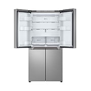 LG 530 ליטר, מקרר בעל דלת צרפתית, בצבע Prime Silver, 'מבט קדמי חלק עליון פתוח, GR-B628BE, thumbnail 9