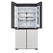 LG מקרר™InstaView עם טכנולוגיית MoodUP®‎ בעל דלתות לד במגוון צבעים ונפח של 617 ליטרים, דלתות צרפתיות, Top freezer  door open , R-4D760MDUP, thumbnail 6