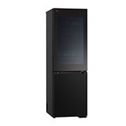 LG מקרר עם מקפיא תחתון InstaView™‎ בנפח 349 ליטר גימור פלדה שחורה יוקרתי, Left view, R-2B394BINS, thumbnail 14