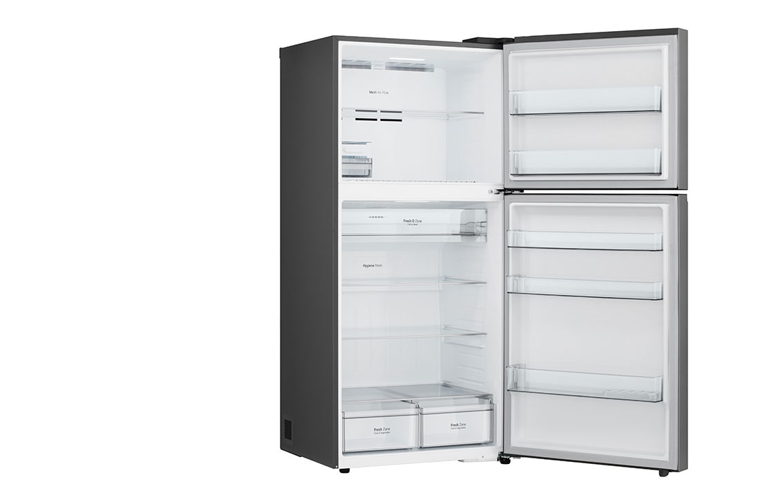 LG המקפיא העליון החדש של LG עם ™Smart Inverter וטכנולוגיית ™LINEAR Cooling בנפח 612 ליטר, Right open view, GR-T69L622S, thumbnail 9