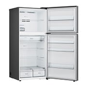 LG המקפיא העליון החדש של LG עם ™Smart Inverter וטכנולוגיית ™LINEAR Cooling בנפח 612 ליטר, Right open view, GR-T69L622S, thumbnail 9