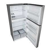 LG המקפיא העליון החדש של LG עם ™Smart Inverter וטכנולוגיית ™LINEAR Cooling בנפח 612 ליטר, Top perspective, GR-T69L622S, thumbnail 10