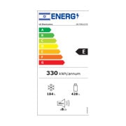 LG המקפיא העליון החדש של LG עם ™Smart Inverter וטכנולוגיית ™LINEAR Cooling בנפח 612 ליטר, Energy lable, GR-T69L622S, thumbnail 17