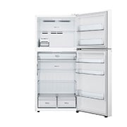 LG המקפיא העליון החדש של LG עם ™Smart Inverter וטכנולוגיית ™LINEAR Cooling בנפח 612 ליטר, front open view, GR-T69L622W, thumbnail 4