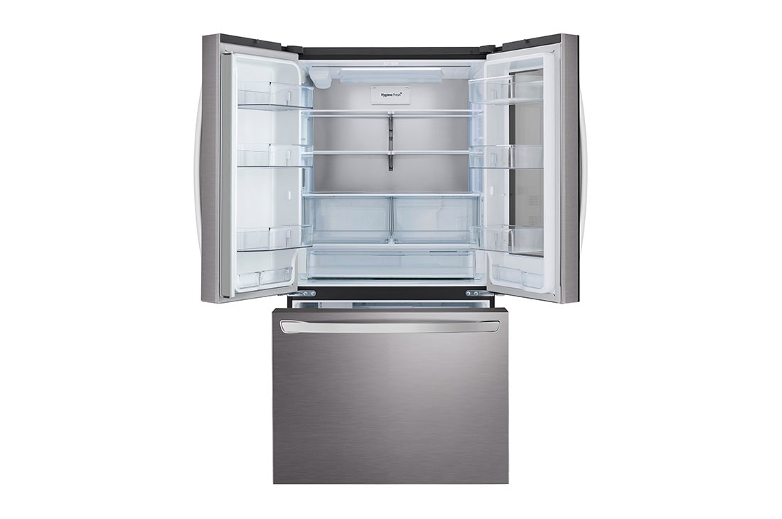 LG מקרר ™LG InstaView עם 3 דלתות ונפח גדול של 750 ליטר‎, Top Deatiled view, R-3D288BINS, thumbnail 4