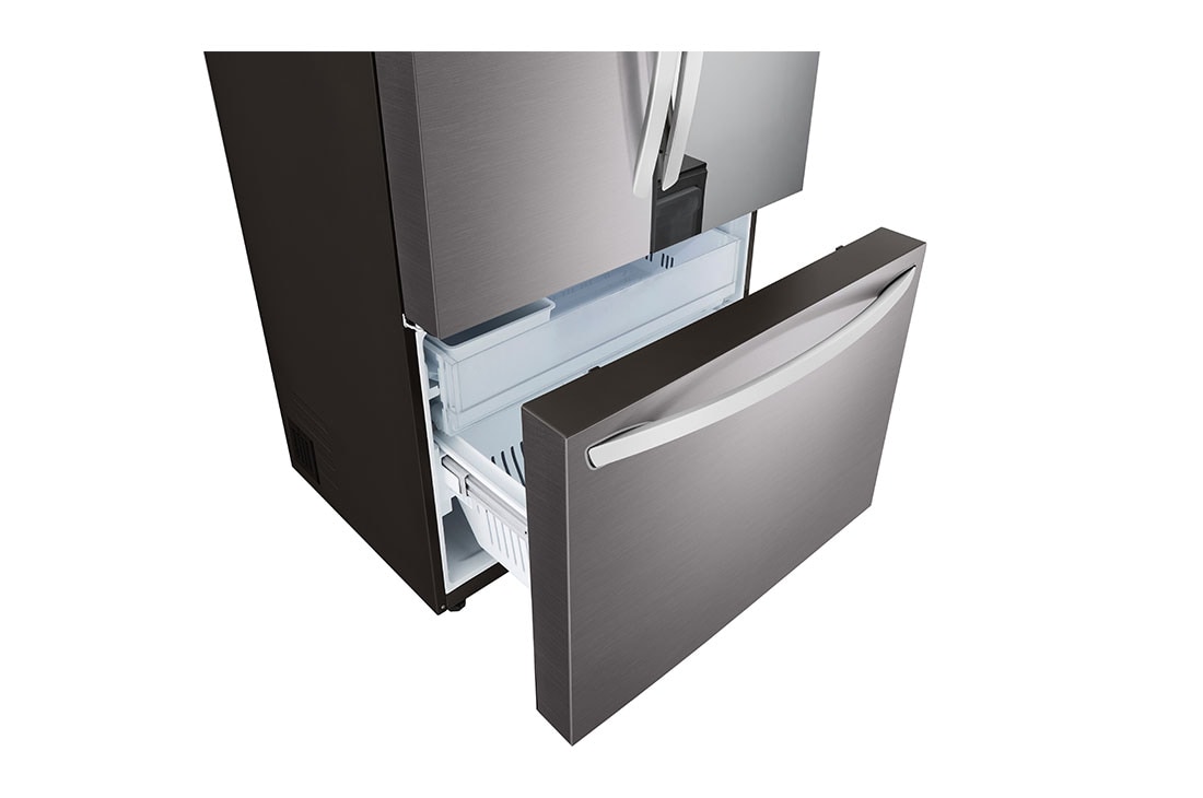 LG מקרר ™LG InstaView עם 3 דלתות ונפח גדול של 750 ליטר‎, Bottom View, R-3D288BINS, thumbnail 11