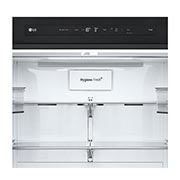 LG מקרר ארבע דלתות בקו אפס עם גימור זכוכית שחורה, בנפח 503 ליטר, Led view, GR-4D635BG, thumbnail 6