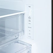 LG מקרר עם מקפיא תחתון 720 ליטר בגימור נירוסטה, מקרר עם מקפיא תחתון 720 ליטר בגימור נירוסטה, GV-B85STE, thumbnail 8