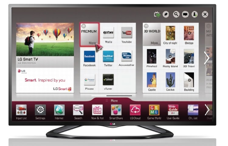 LG מסך 39 אינץ' LED SMART TV, 39LN560Y