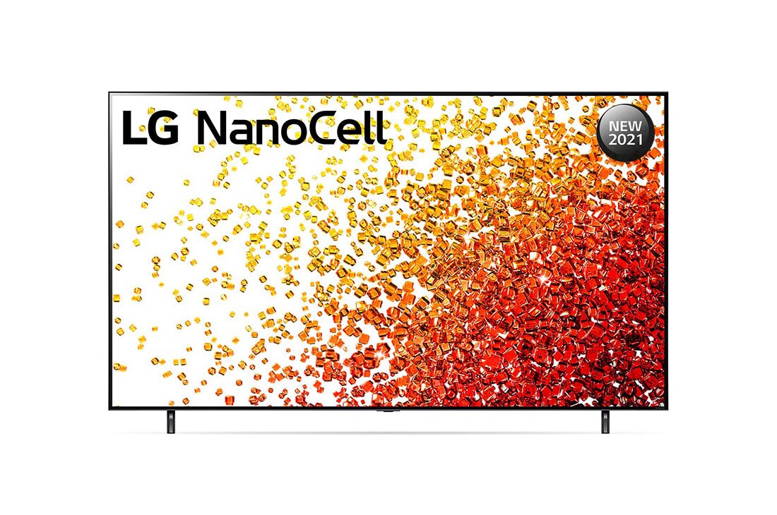 LG 86NANO90VPA, מבט קדמי של טלוויזיית LG NanoCell, 86NANO90VPA