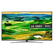 LG QNED81 75 Inch 4K Smart QNED UHD webOS 22 ThinQ AI TV, front view with infill image, 75QNED816QA, thumbnail 1