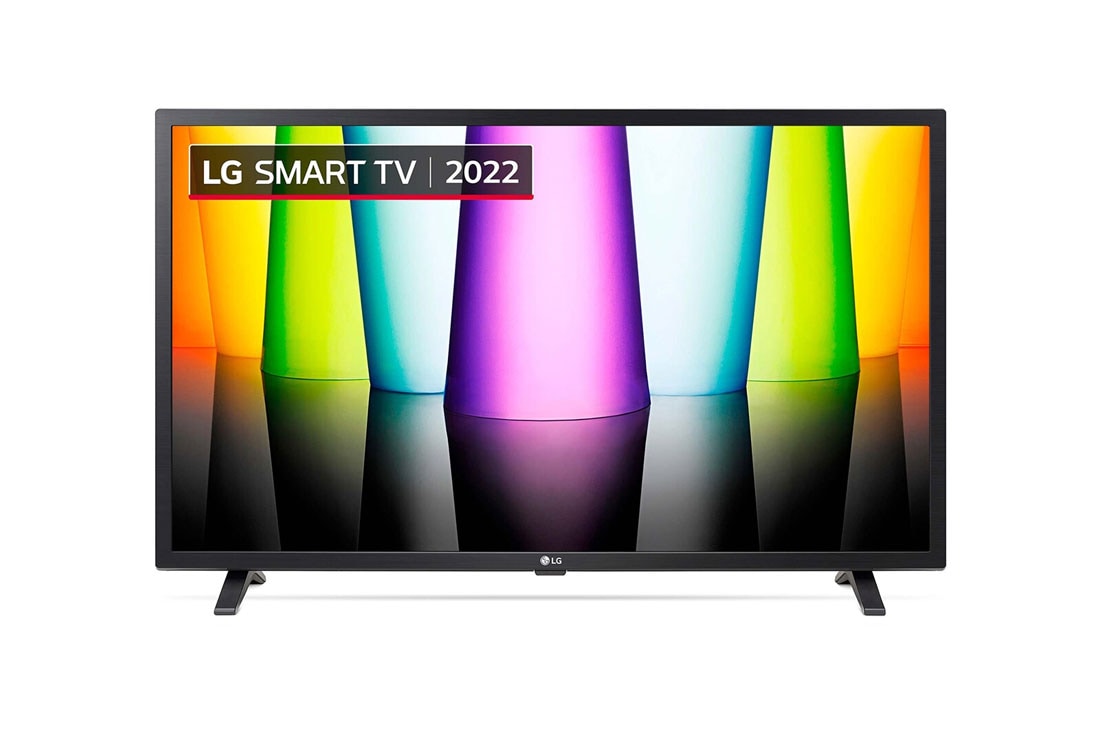 LG TV 32Inch HD Smart webOS 22 , מבט קדמי עם תמונה, 32LQ630B6LB