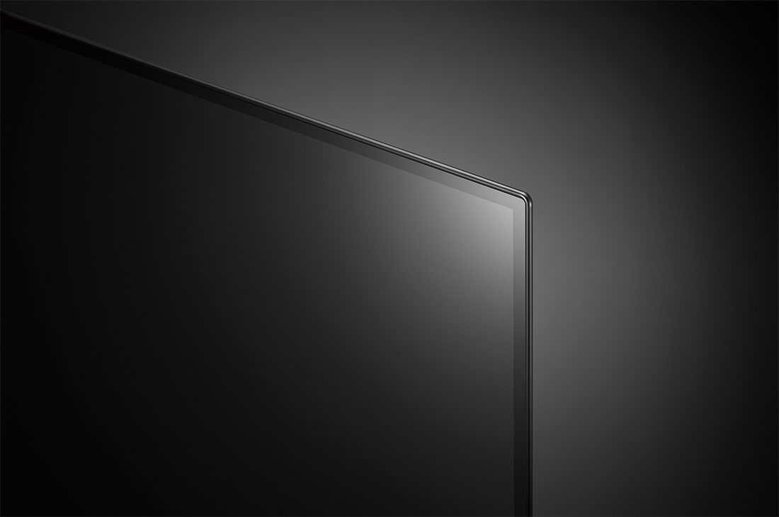 LG CS 65 Inch 4K Smart OLED webOS 22 ThinQ AI TV, תקריב של הקצה העליון הדק במיוחד , OLED65CS6LA, thumbnail 11