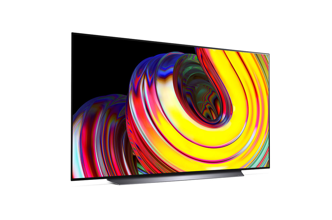 LG CS 65 Inch 4K Smart OLED webOS 22 ThinQ AI TV, מבט על המסך הרחב, OLED65CS6LA, thumbnail 6