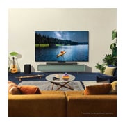 LG 48 אינץ' LG OLED evo AI C4 טלוויזיה חכמה 4K עם מעבד בינה מלאכותית אלפא 9 דור 7, שלט חכם, דולבי ויז'ין webOS24, ‏2024 , מבט בזווית צדדית קלה מימין על טלוויזיית LG OLED evo‏ מסדרת ‏OLED C4, OLED48C46LA, thumbnail 6