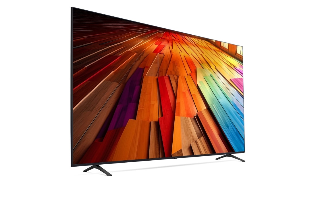 LG 86 אינץ' LG UHD AI UT80  , טלוויזיה חכמה 4K עם בינה מלאכותית, שלט חכם, HDR10 ו-webOS24, ‏2024, איכות תמונה ושמע משודרגת עם מעבד הבינה המלאכותית אלפא 5 4K‏ דור 7, 86UT80006LA, thumbnail 3