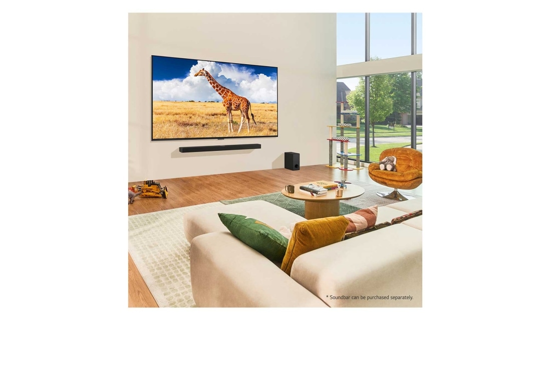 LG 86 אינץ' LG QNED AI QNED80  , טלוויזיה חכמה 4K עם בינה מלאכותית, שלט חכם, HDR10 ו-webOS24, ‏2024, 86QNED80T6B, thumbnail 6