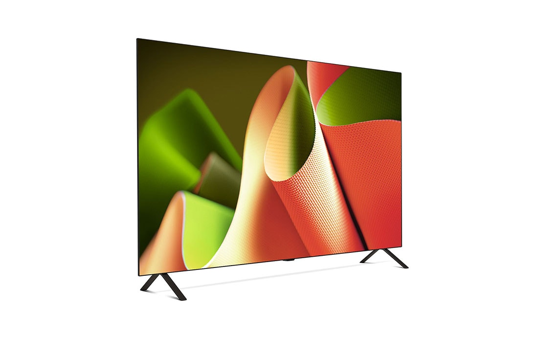 LG 65 אינץ' LG OLED AI B4 טלוויזיה חכמה 4K עם מעבד בינה מלאכותית אלפא 8, שלט חכם, דולבי ויז'ין webOS24, ‏2024 , Rigth side view, OLED65B46LA, thumbnail 2