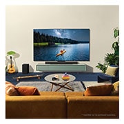 LG 55 אינץ' LG OLED evo AI C4 טלוויזיה חכמה 4K עם מעבד בינה מלאכותית אלפא 9 דור 7, שלט חכם, דולבי ויז'ין webOS24, ‏2024 , lifestyle image, OLED55C46LA, thumbnail 6