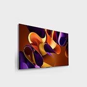 LG 77 אינץ' LG OLED evo AI G4 טלוויזיה חכמה 4K עם מעבד בינה מלאכותית אלפא 11, שלט חכם, דולבי ויז'ין webOS24, ‏2024 , מבט בזווית צדדית קלה מימין על טלוויזיית LG OLED evo‏ מסדרת ‏OLED G4, מותקנת על הקיר, OLED77G46LA, thumbnail 3