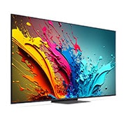 LG טלוויזיה חכמה LG QNED evo AI MiniLED QNED86 4K 120Hz ‏‏בגודל 75 אינץ', עם AI Magic remote ו-webOS25 ‏2025, מבט צד עם זווית קלה הפונה שמאלה של LG QNED TV, QNED86, 75QNED86T6A, thumbnail 3