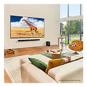 LG טלוויזיה חכמה LG QNED evo AI MiniLED QNED86 4K 120Hz ‏‏בגודל 55 אינץ', עם AI Magic remote ו-webOS25 ‏2025, lifestyle image, 55QNED86T6A, thumbnail 7