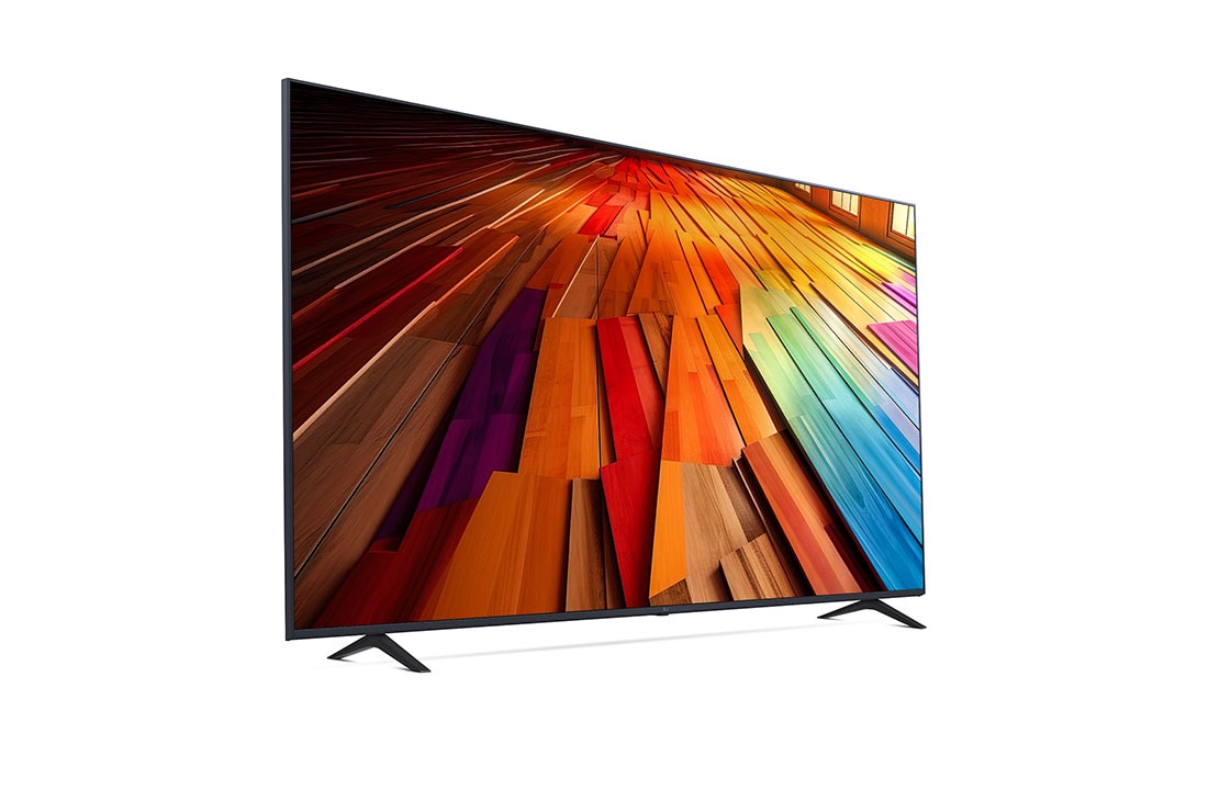 LG 75 אינץ' LG UHD AI UT80  , טלוויזיה חכמה 4K עם בינה מלאכותית, שלט חכם, HDR10 ו-webOS24, ‏2024, איכות תמונה ושמע משודרגת עם מעבד הבינה המלאכותית אלפא 5 4K‏ דור 7, 75UT80006LA, thumbnail 3