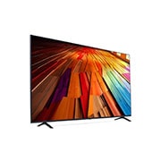 LG 75 אינץ' LG UHD AI UT80  , טלוויזיה חכמה 4K עם בינה מלאכותית, שלט חכם, HDR10 ו-webOS24, ‏2024, איכות תמונה ושמע משודרגת עם מעבד הבינה המלאכותית אלפא 5 4K‏ דור 7, 75UT80006LA, thumbnail 3