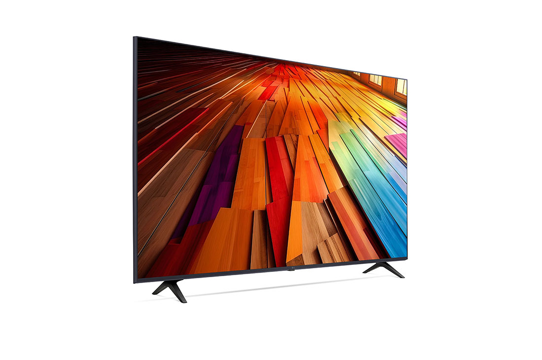 LG 65 אינץ' LG UHD AI UT80  , טלוויזיה חכמה 4K עם בינה מלאכותית, שלט חכם, HDR10 ו-webOS24, ‏2024, איכות תמונה ושמע משודרגת עם מעבד הבינה המלאכותית אלפא 5 4K‏ דור 7, 65UT80006LA, thumbnail 3