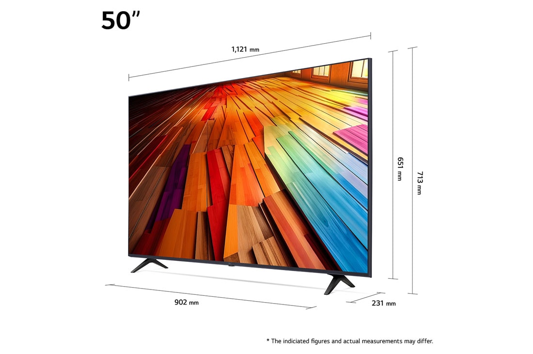 LG 50 אינץ' LG UHD AI UT80  , טלוויזיה חכמה 4K עם בינה מלאכותית, שלט חכם, HDR10 ו-webOS24, ‏2024, webOS Re:New Program ‏- תוכנית המבטיחה 4 שנים של שדרוגים על פני תקופה של 5 שנים, 50UT80006LA, thumbnail 2
