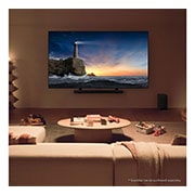 LG 65 אינץ' LG QNED AI QNED80  , טלוויזיה חכמה 4K עם בינה מלאכותית, שלט חכם, HDR10 ו-webOS24, ‏2024, life style image, 65QNED80T6B, thumbnail 8