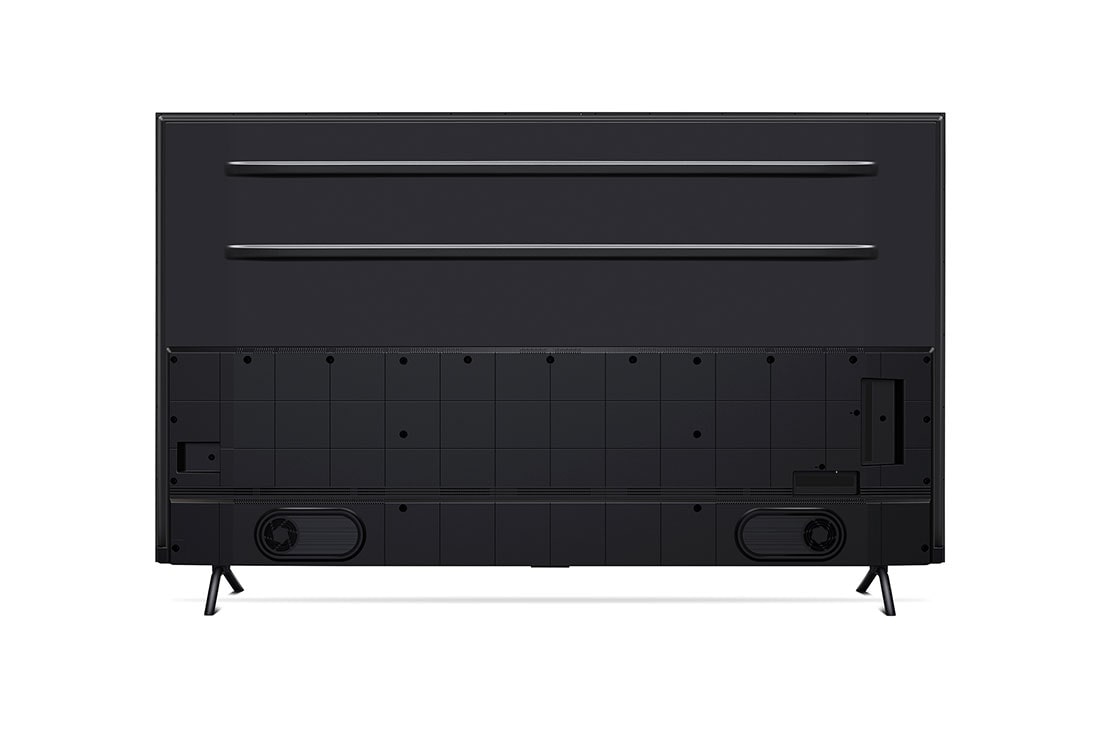 LG 98 אינץ' LG QNED AI MiniLED QNED89 , טלוויזיה חכמה 4K עם מעבד בינה מלאכותית אלפא 8, פאנל 120Hz ,שלט חכם, HDR10 ו-webOS24, ‏2024, מבט אחורי על טלוויזיית LG QNED מסדרת QNED89, 98QNED89T6A, thumbnail 5