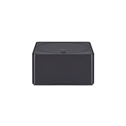 LG טלוויזיית True Wireless הראשונה מסוגה בעולם מדגם LG OLED evo AI M4 בגודל 65 אינץ' עם העברת וידאו ושמע ברזולוציה 4K‏ וקצב רענון של 144Hz, מבט קדמי על תיבת הקישוריות האלחוטית, OLED65M46LA, thumbnail 7